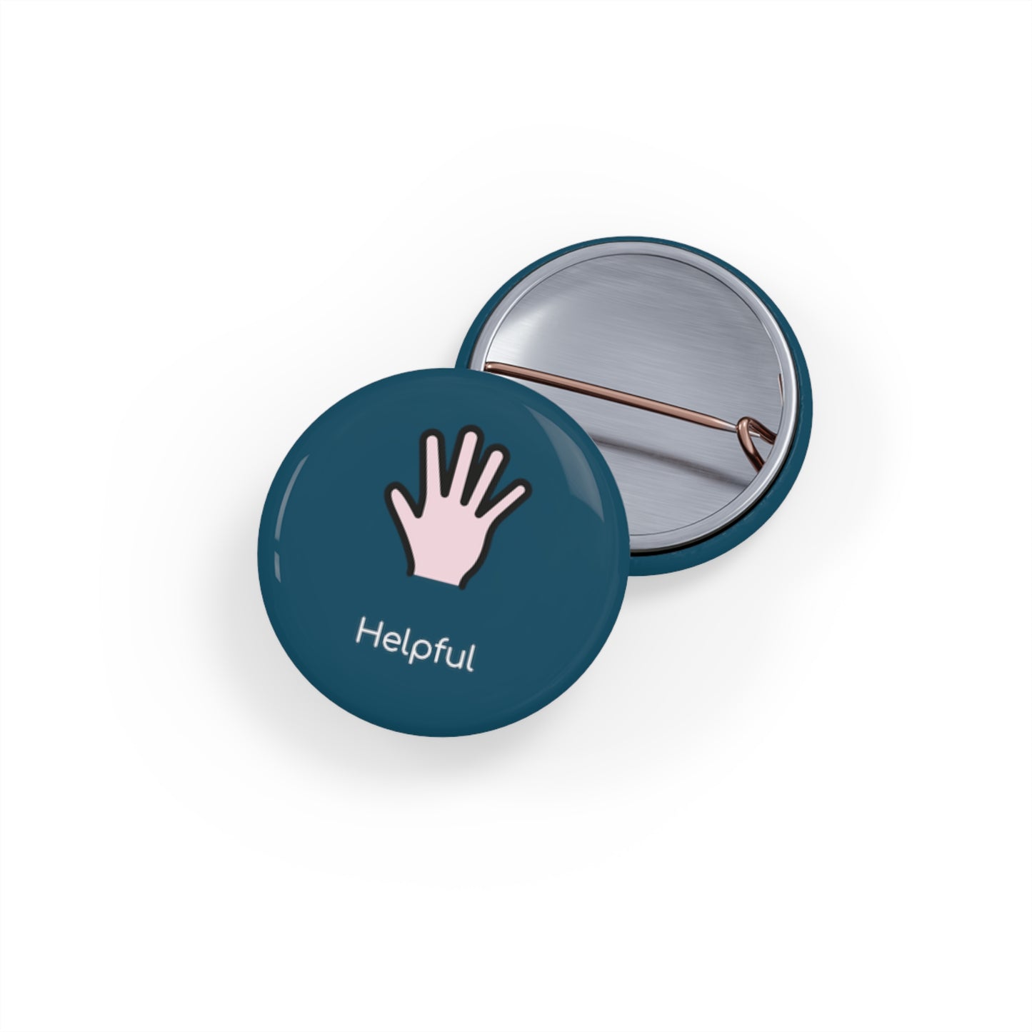 Round Pin Badge (Helpful)