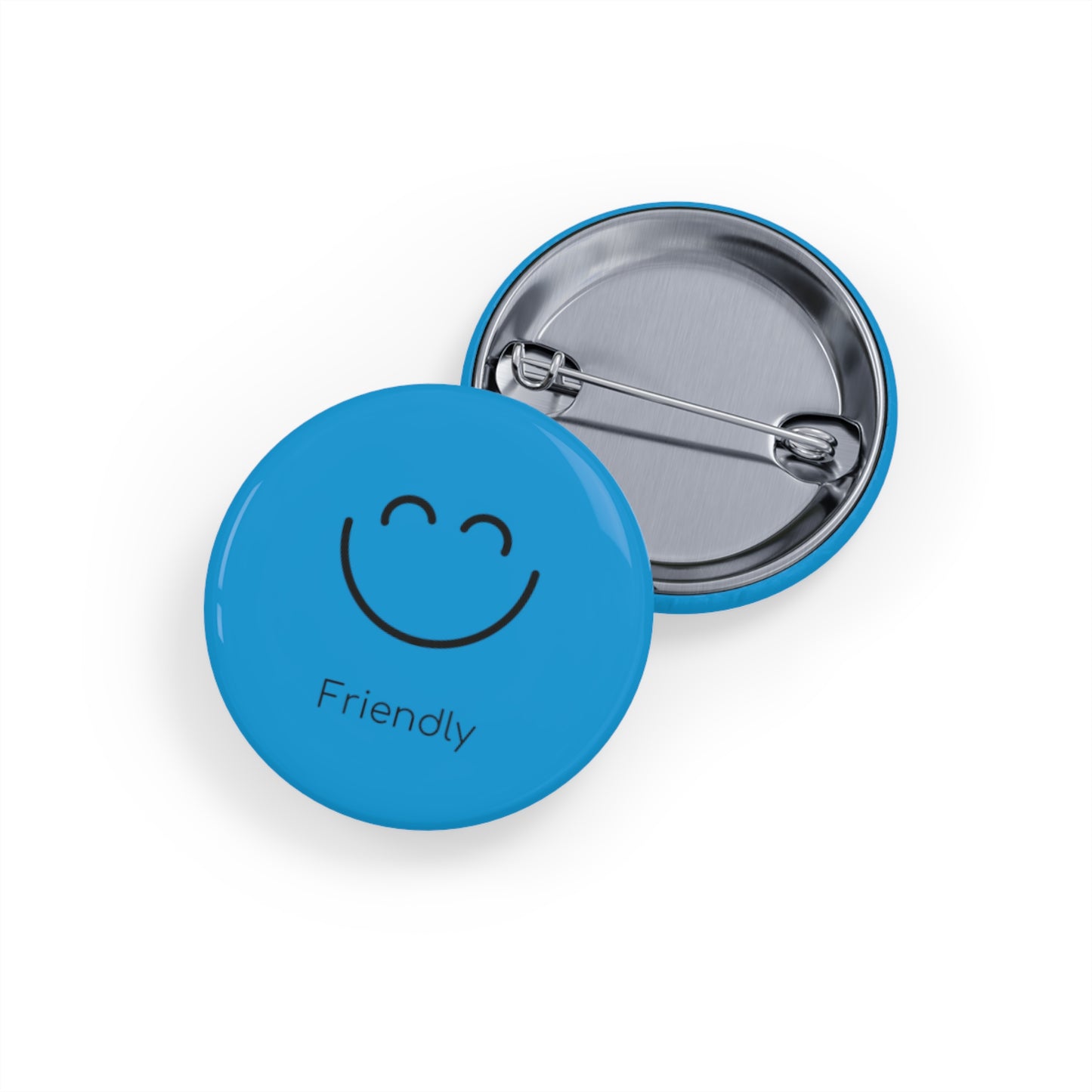 Round Pin Badge (Friendly)