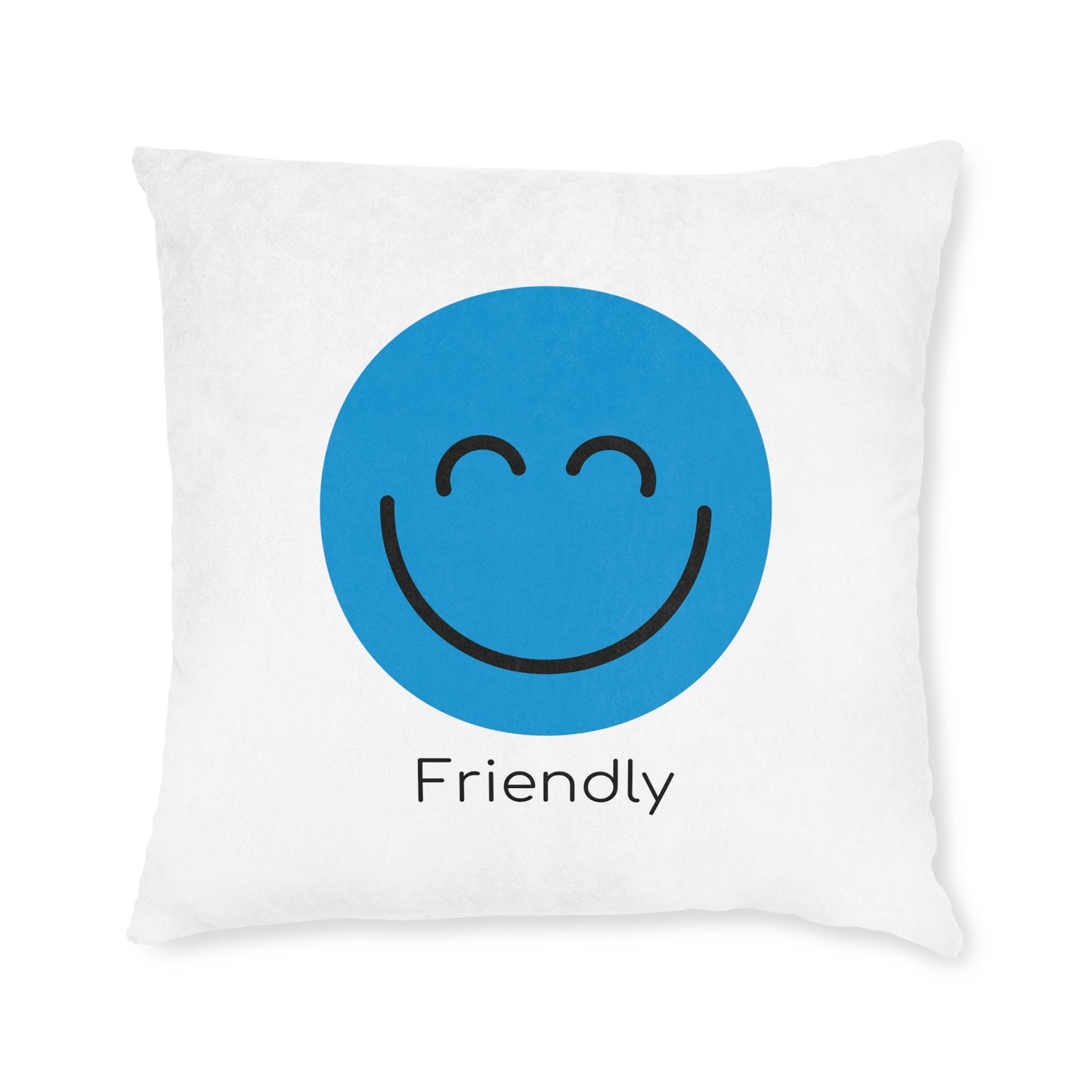 Square Pillow - Friendly