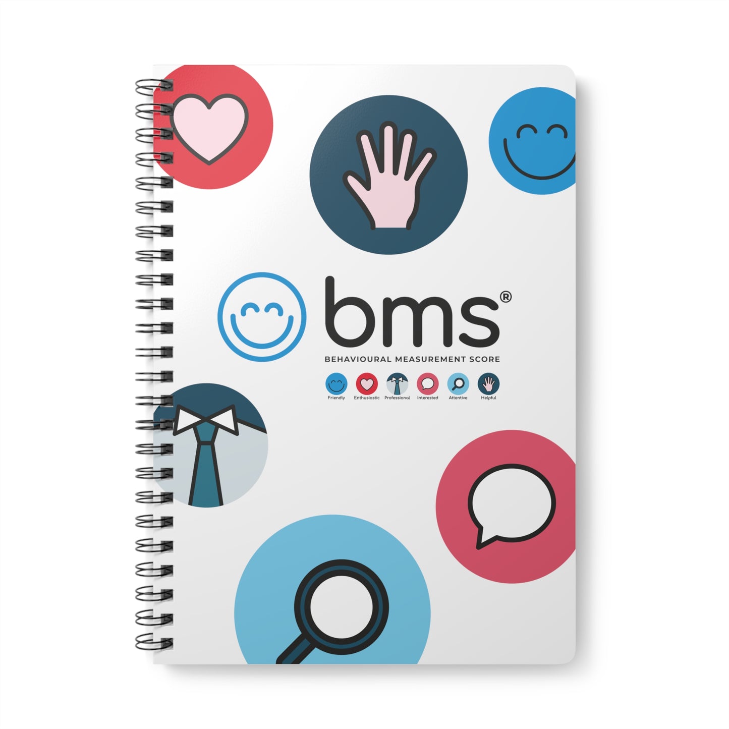 Wirobound Softcover Notebook, A5 (6 Behaviours)