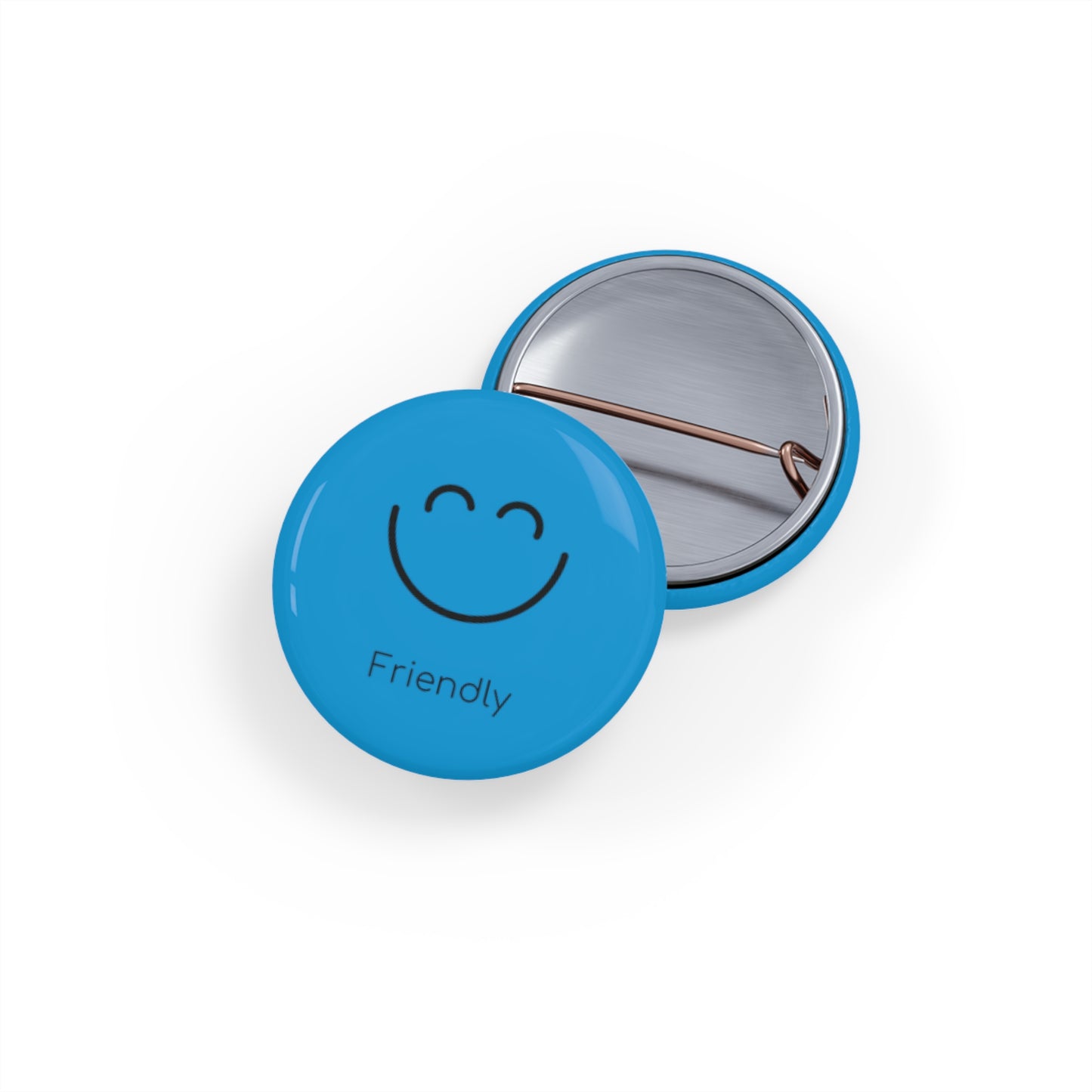 Round Pin Badge (Friendly)