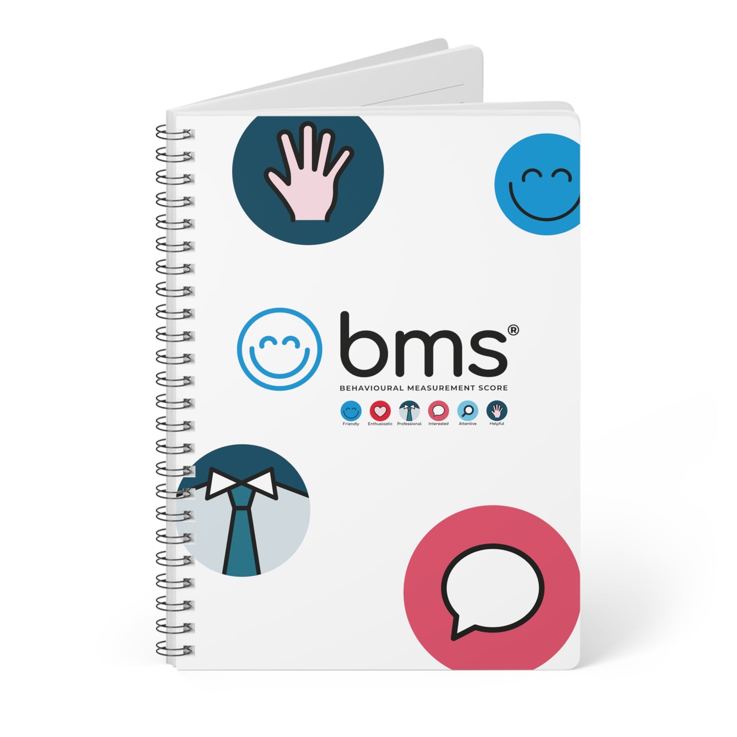 Wirobound Softcover Notebook, A5 (4 Behaviours)