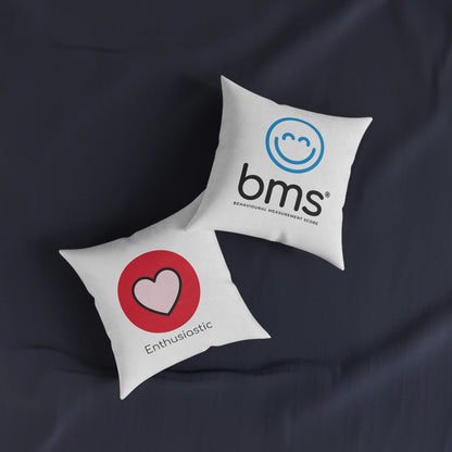 Square Pillow - Enthusiastic