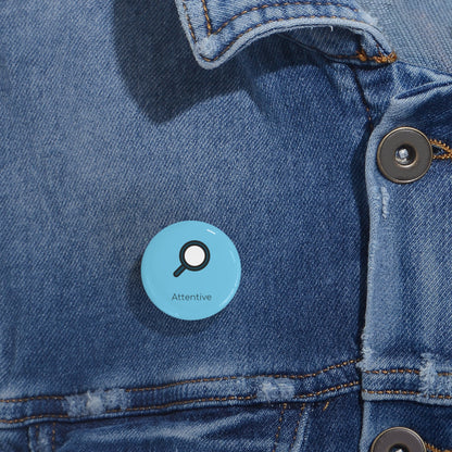 Round Pin Badge (Attentive)