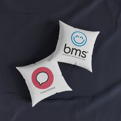 Square Pillow - Interested