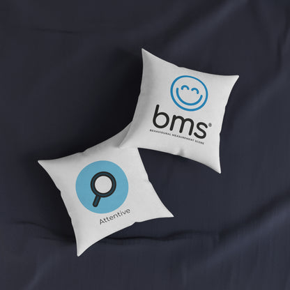 Square Pillow - Attentive