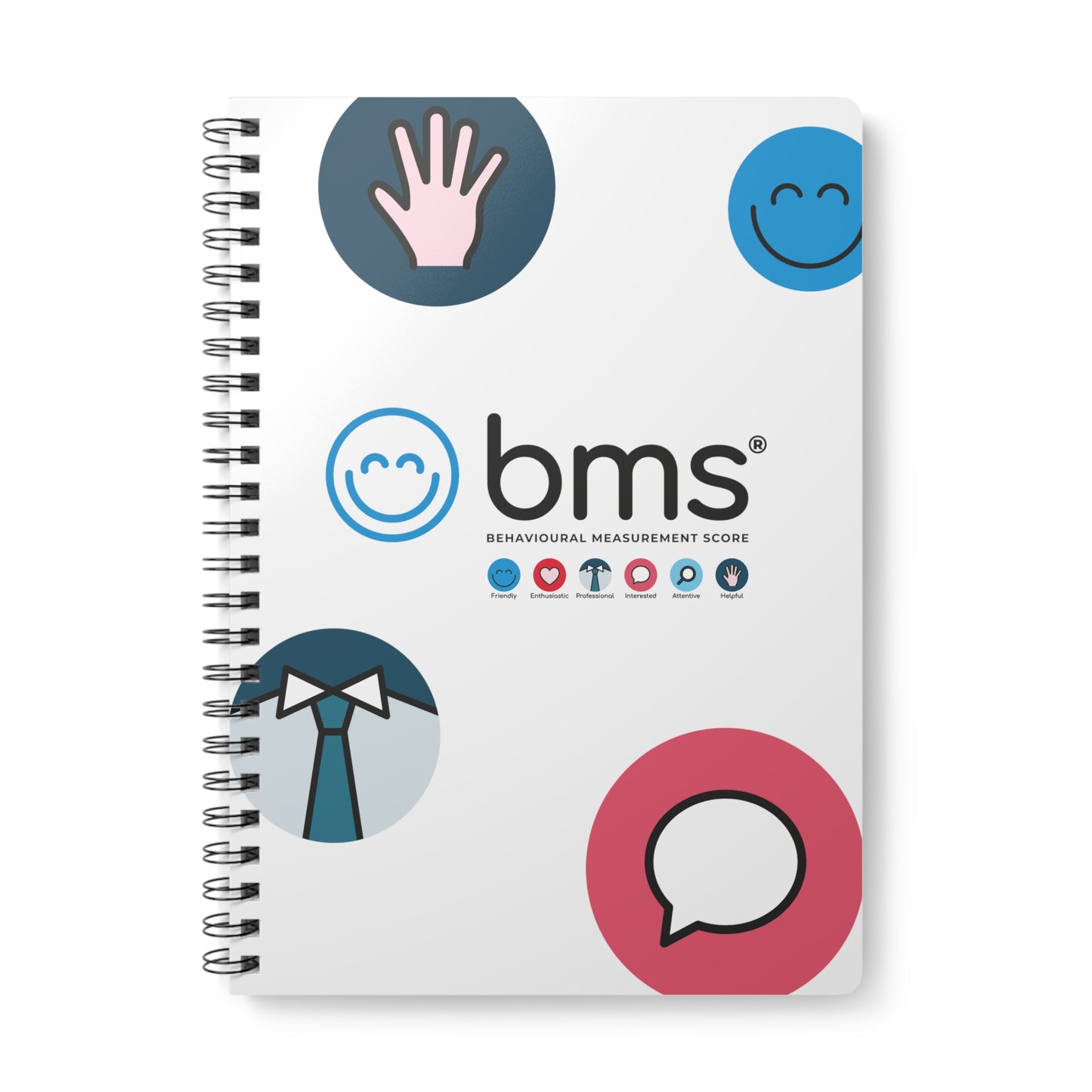 Wirobound Softcover Notebook, A5 (4 Behaviours)