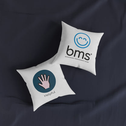 Square Pillow - Helpful