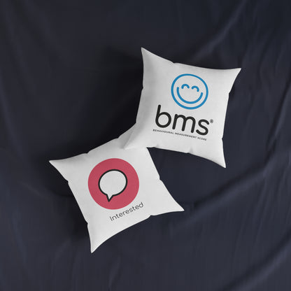 Square Pillow - Interested