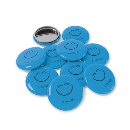 Round Pin Badge (Friendly)